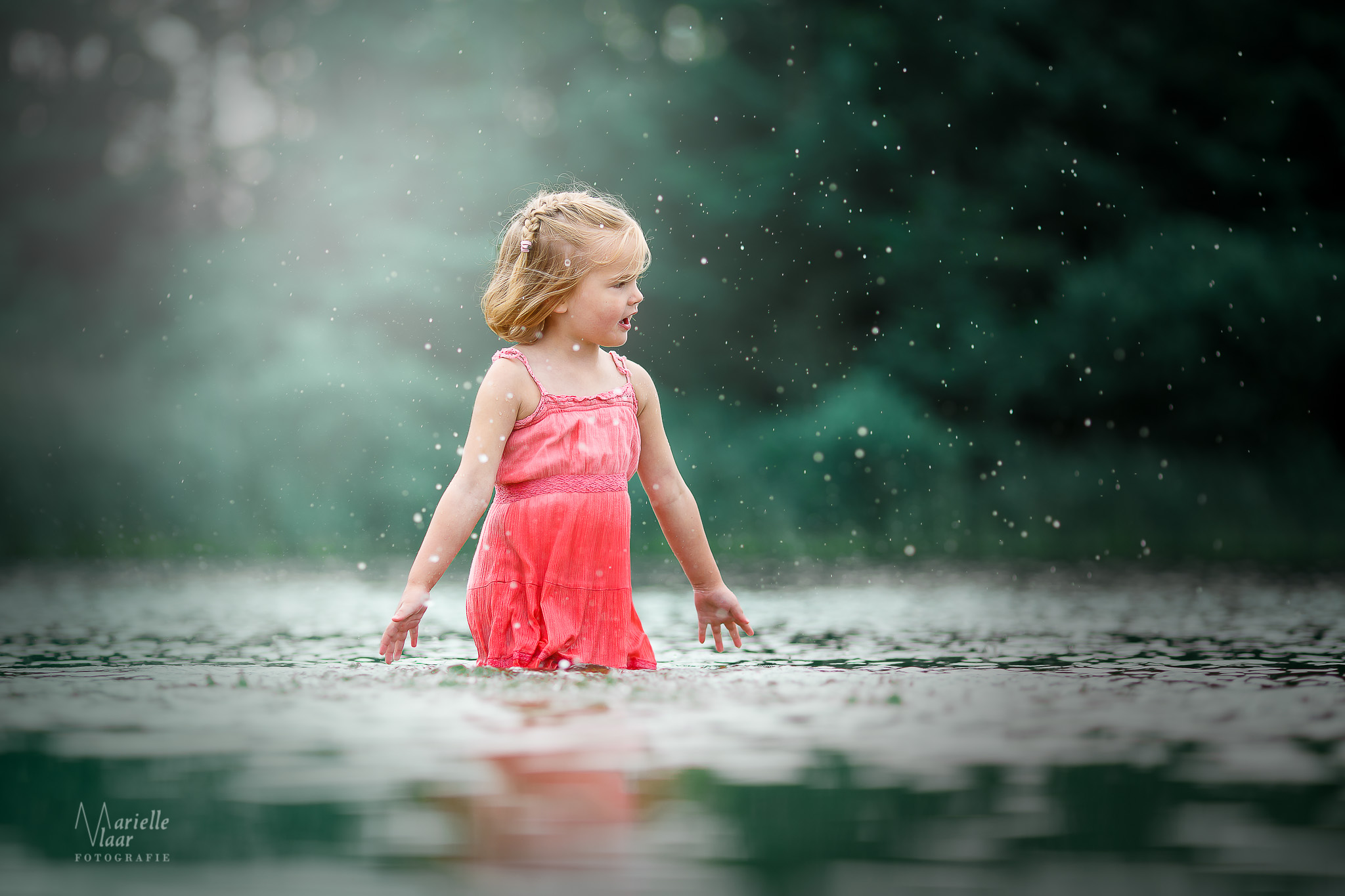 Kinderfotografie in het water (Noord Holland)